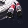 XLR Wire Cords XSSH HIFI 7N PCOCC OFC Copper 2 Core Silver Plated 8MM Dia. CD Amplifier XLR Microphone Audio Cable Signal Line