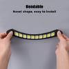 2Pcs Car COB Daytime Running Lights Universal Auto White Lamps Waterproof Fog Lamp Flexible DLR Auxiliary Headlight Accessories