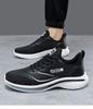 Men's Shoes Sports Shoes 2025 Spring and Autumn Leather Breathable Casual Shoes Comfortable and Wear-resistant Couple Men's Lightweight Running Shoes