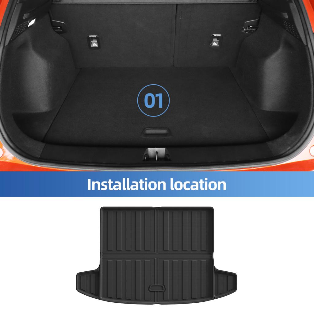 Right Drive for Geely Coolray Proton X50 2020- 2026 Car Floor Mats Cargo Liner Trunk Pad TPE Foot Mat All -Weather Accessories