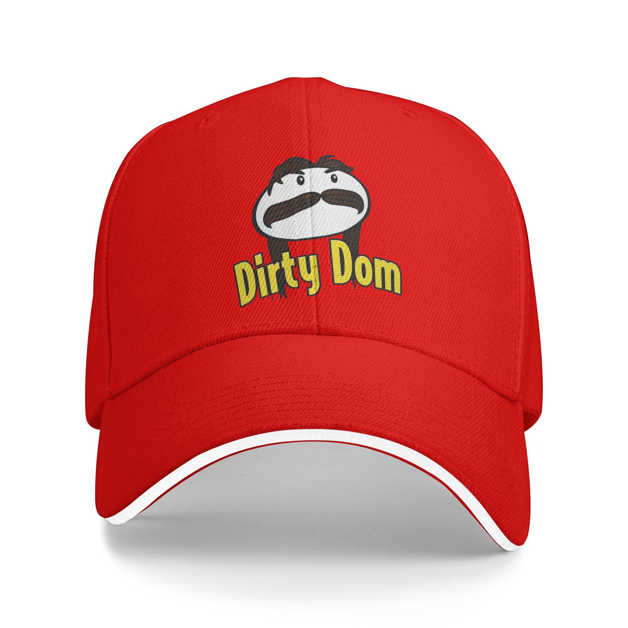

Summer Dom is Dirty Baseball Cap Outdoor Sport Fashion Print Sun Trucker Hat Women Men Breathable Snapback Cap One Size