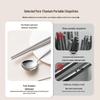 Pure Titanium Portable Chopsticks & Spoon Set