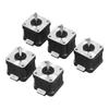 5Pcs Stepper Motor High Accuracy Stability Uniform Speed Lower Noise 0.9 Degree Three Dimensional