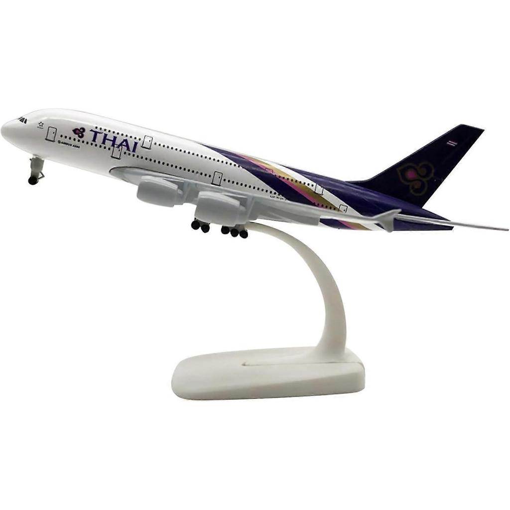 Simulation 1:200 Legierung Flugzeugmodell Thai Airways A380 Flugzeugmodell Heim Büro Dekoration Geschenke