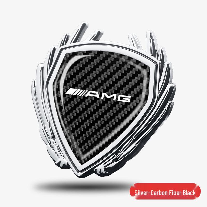 Mercedes GLC300L/GLC260L Metall Flügel Emblem Seitenfenster Aufkleber