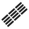 12Pcs Guitar Screws Clear Thread Metal Tight Connection Electric Guitar Bridge Screws Black