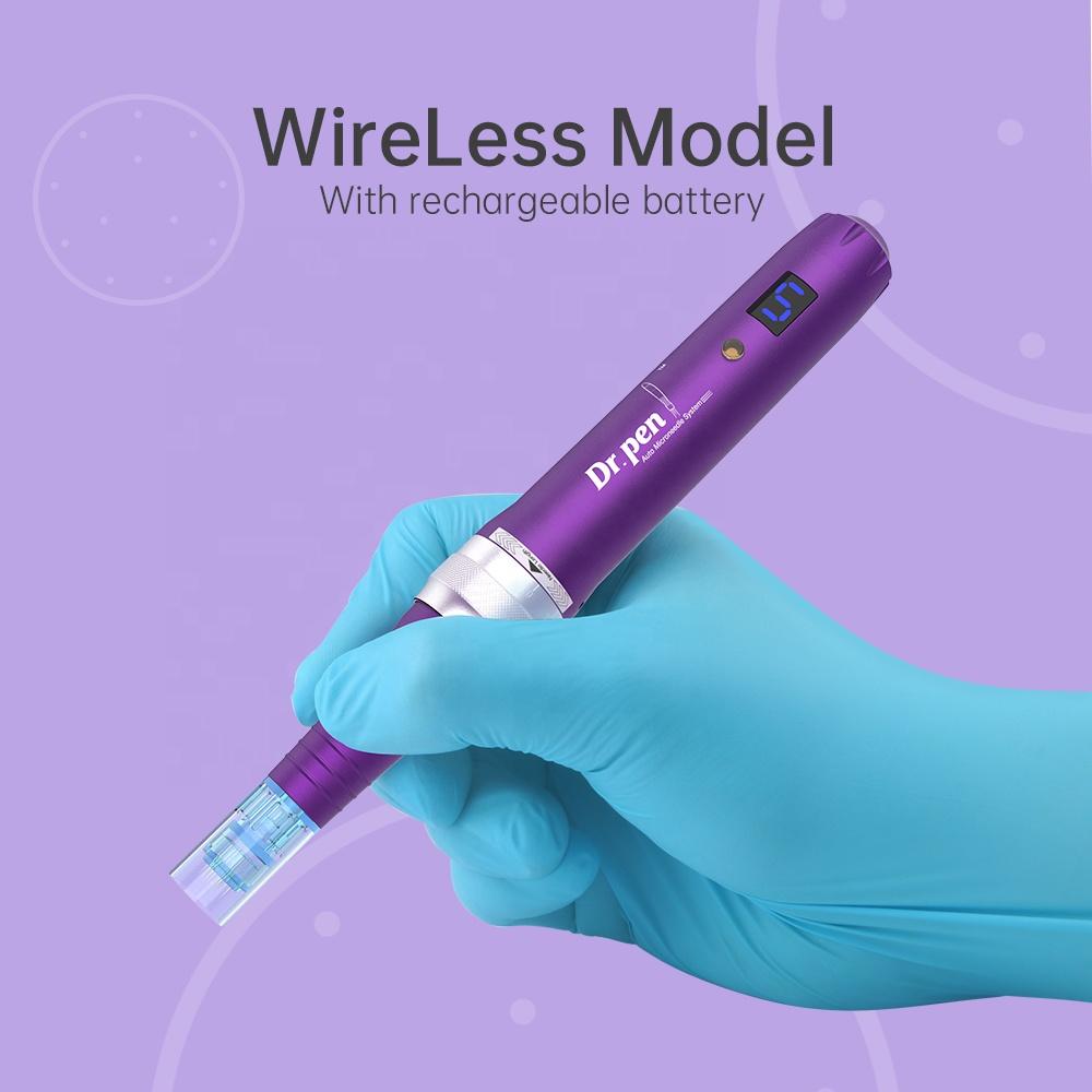 Dr.Pen X5 Wireless Derma Pen Microneedling Derma Rolling MTS Micro Needle Therapy System Skin Care Beauty Tool With 12Pcs Needles Cartridges