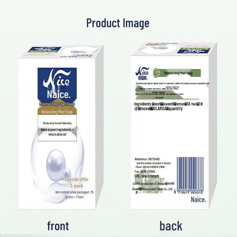 Nice Pearl Hydrating Soap Bars (3 X 115g)