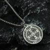 Collana con ciondolo a medaglione di San Benedetto cattolico, lega, collane girocollo San Benito Collares, regalo creativo all'ingrosso