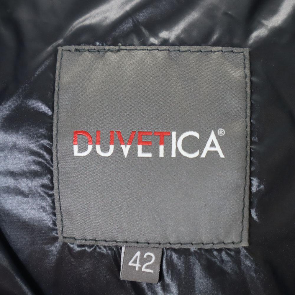 DUVETICA Long Sleeve Down Jacket 42 Gray Hood Women Used