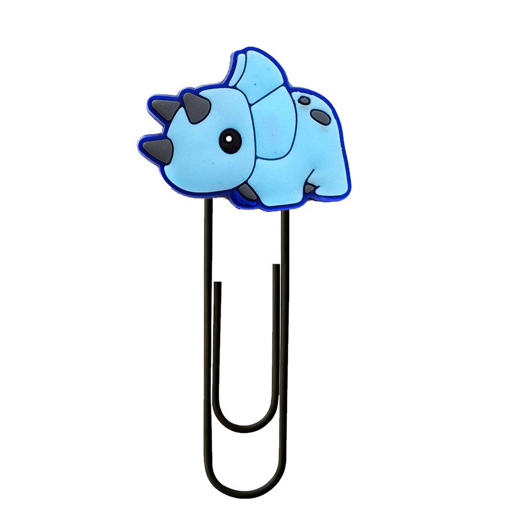 Small Animal Cartoon PVC Paper Clip Bookmark Spinner - Cute DIY Office Decoration