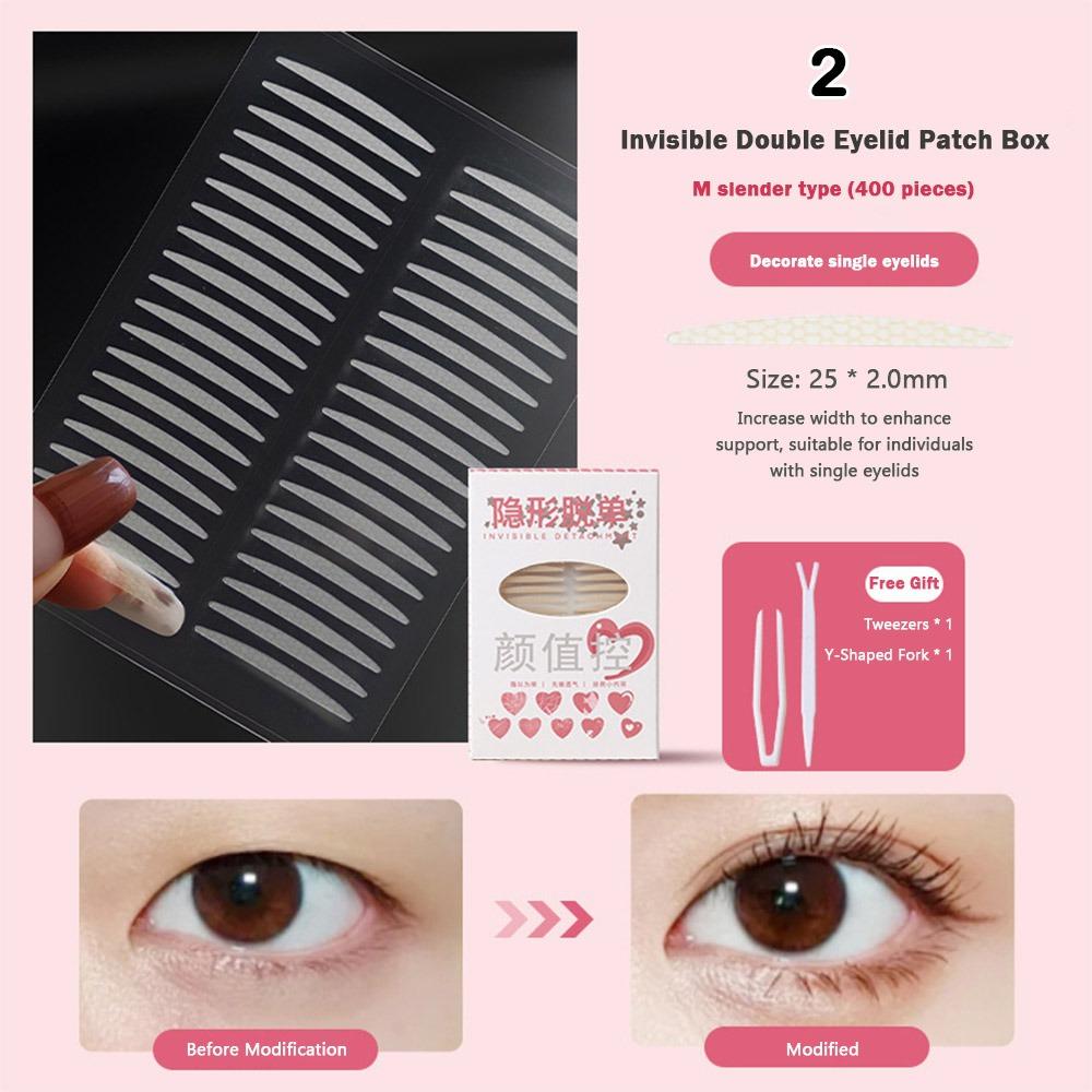 New Long-lasting Double Eyelid Tape Waterproof Sweatproof Invisible Tape Natural Mesh Eyelid Tape Beginners