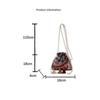 Girls Single Shoulder Messenger Bag Fringed Drawstring Money Bag Bag Women's New Versatile Bucket Bag Exotic