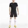 Puma Teamgoal 23 Moisture-Wicking Solid Color Crew Neck Soccer Jersey Men Tops Black 704171-03