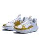 UA FLOW FUTR X 3 Gold [Under Armor] White/White/Metallic 28.5