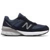 New Balance Women's 990v5 Made In Usa 'Navy Silver' Women's Sneakers W990NV5