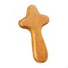 Collectible Wooden Cross Handheld Design Small Religious Item for Living Space