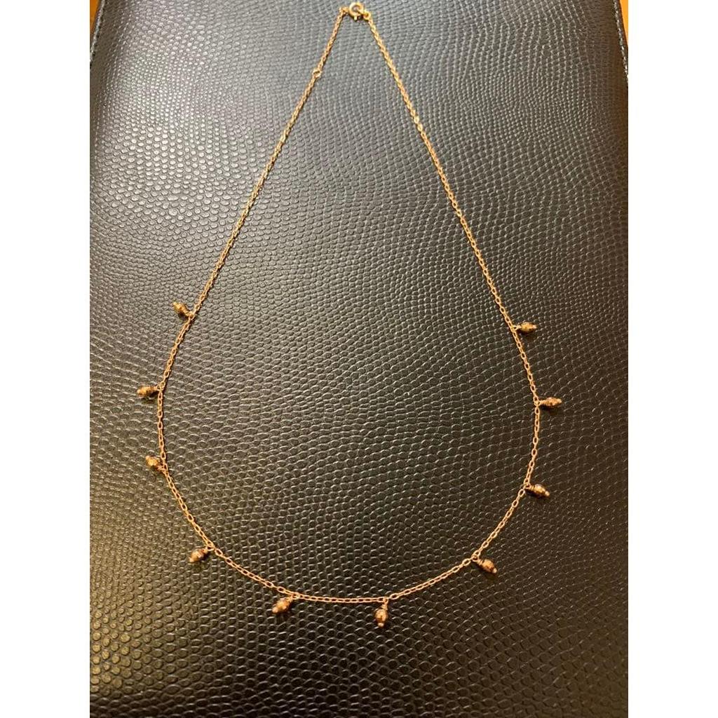 Used [Sold out item] COCOSHNIK cut ball necklace K10 gold PG