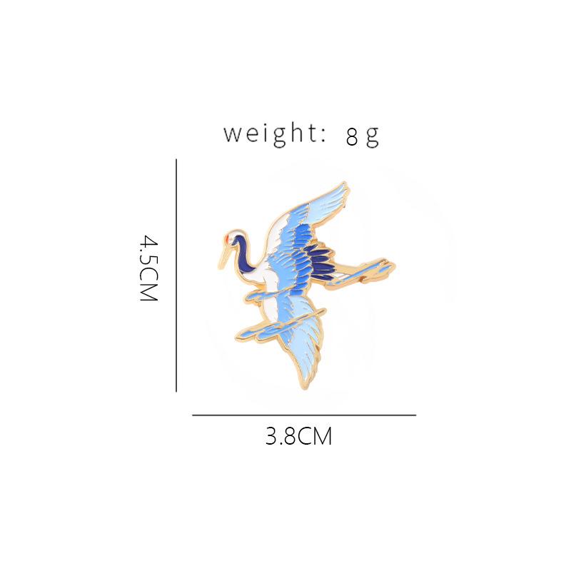 And Stylish Crane Koi Fish Couples Brooches Premium Alloy Pin For All Occasions