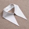 Round Collar Fake Collar Solid Color Lapel Half Shirt Fashion False Collar  Women Girls