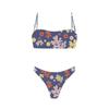 2024 Trendy Sheer Tie-Up Tan Line-Free Women's Bikini Swimsuit