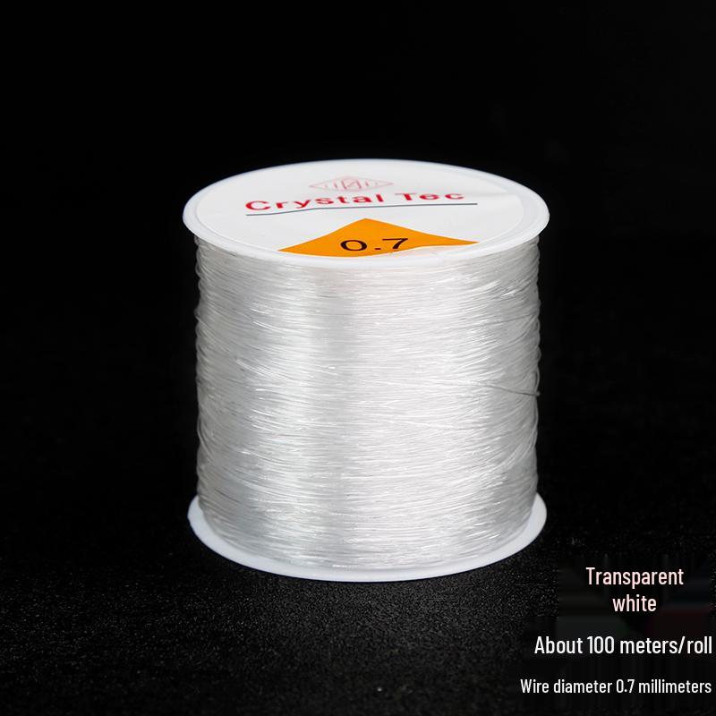Transparent Elastic Cord for Beading and Jewelry - Wear-resistant, DIY Wenwan, Buddhist Bracelets
