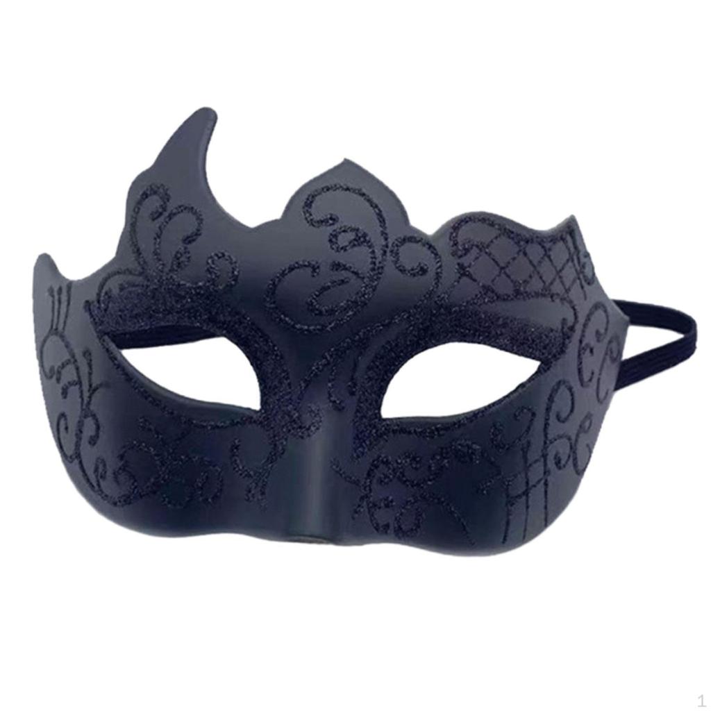 Half Face Mask Masquerade Cosplay Novelty Comfortable Decorative Props Mardi Gras for