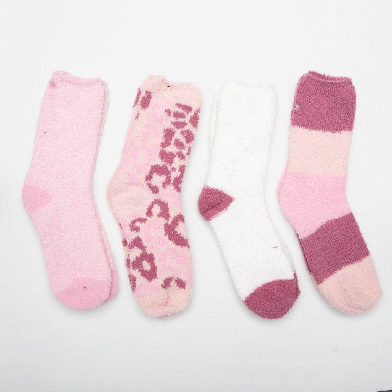 Set of 4 Pairs of Zarina Slipper Socks for Women LULU CASTAGNETTE
