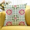 For Turkish Tile Watercolor Painting World Various Sizes Square Pillow Case For Car Home Bedchamber Decor