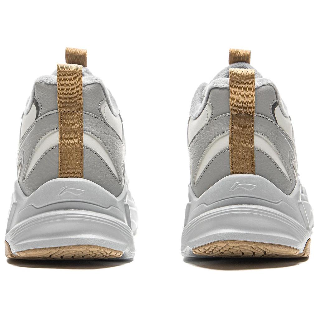 Li Ning LN DEFENDER Cushioning Slip Resistant Abrasion Resistant Lightweight Height Increasing Mid Top Casual Shoes AGCV395-3