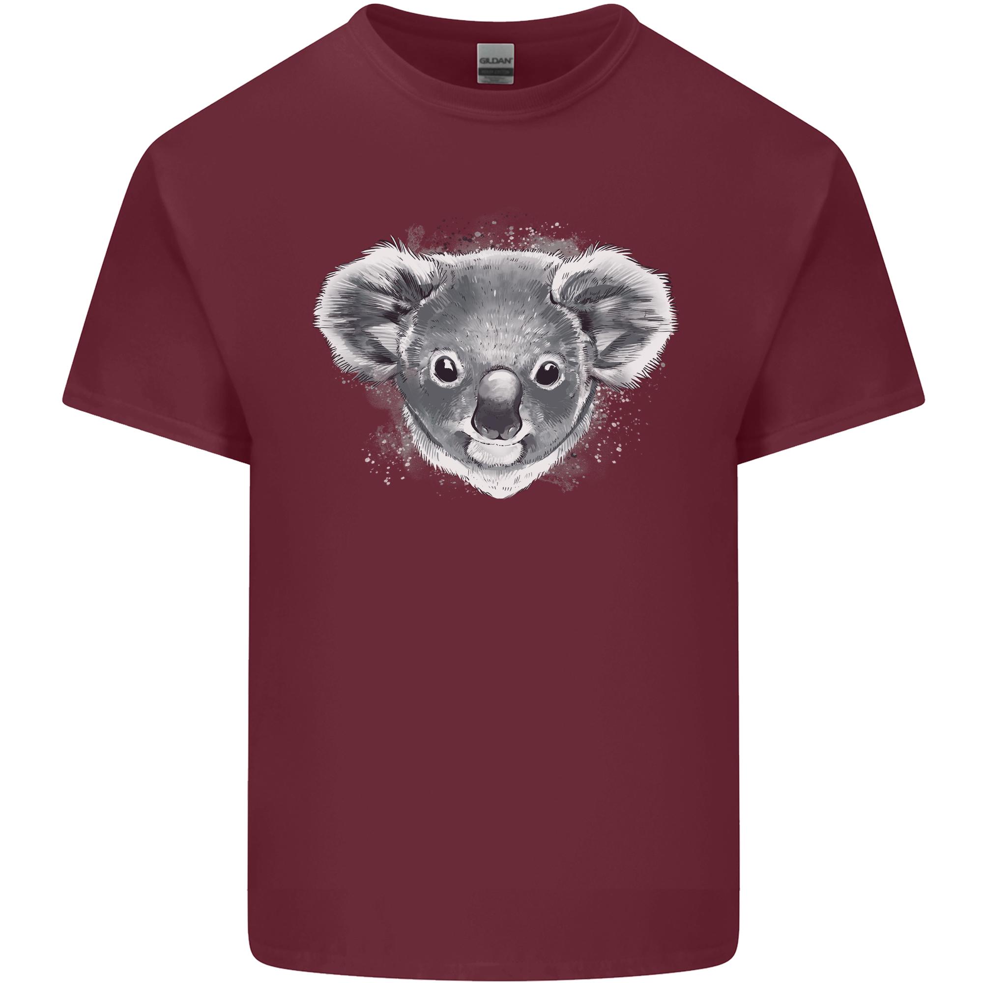 A Koala Bear Head Unisexs Light Cotton Tshirt S