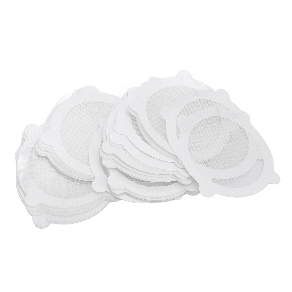 50PCS Floor Drain Stickers Single Use Mesh Hair Catcher for Bathroom Shower Bathtub Kitchen Sink