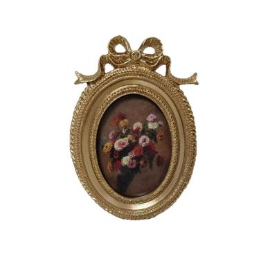 Retro Picture Frame Antique Ornate Photo Frame Tabletop and Wall Hanging Old Fashioned Picture Frame,Decorative Frame