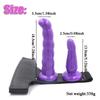 Orissi Black-Purple Double-Headed Dynamic Dildo Pants for Same-Sex Use