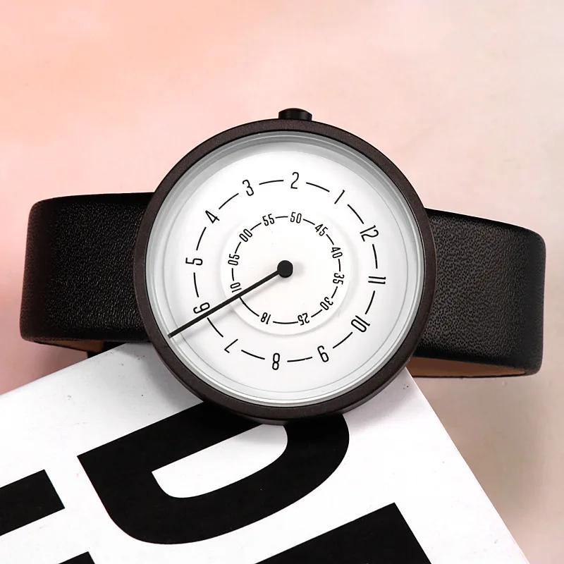 Creative Watches Fashion Simple Men Watches Paidu Leather Band Quartz Wristwatches Clock Relogio Masculino Reloj Hombre