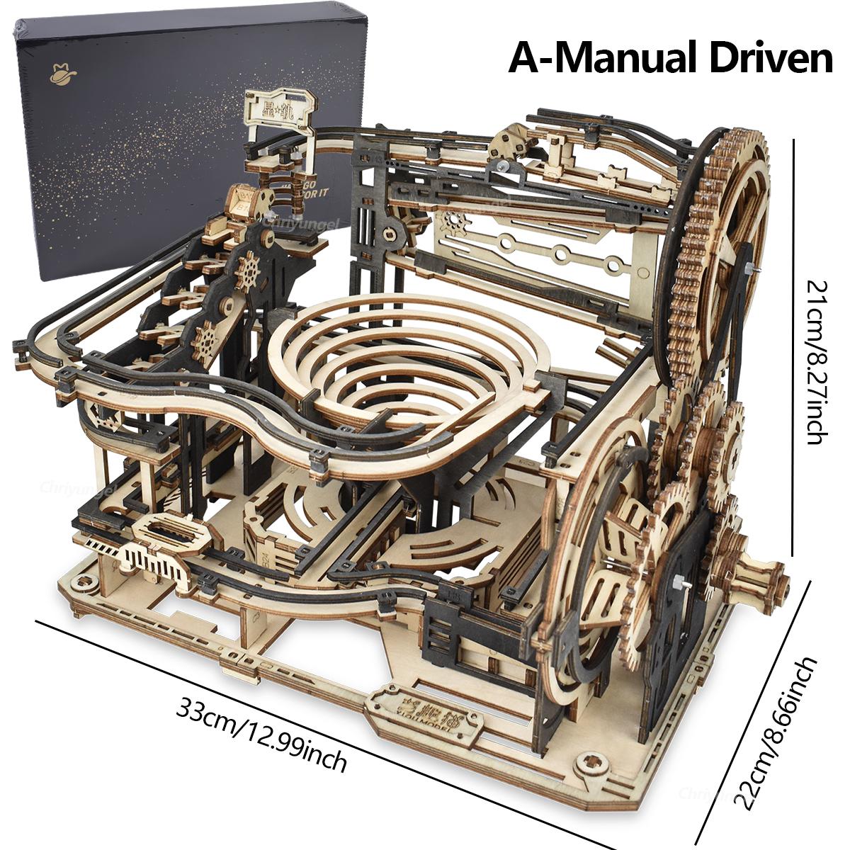 Chriyungel 3D Wooden Marble Run Puzzle
