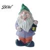 Whimsical Outdoor Garden Decor Mini Gnomes Figurine, Resin Welcome Gnome Statue, Small Handcrafted Ornament Dwarf for Fairy Garden, Flower Pot,