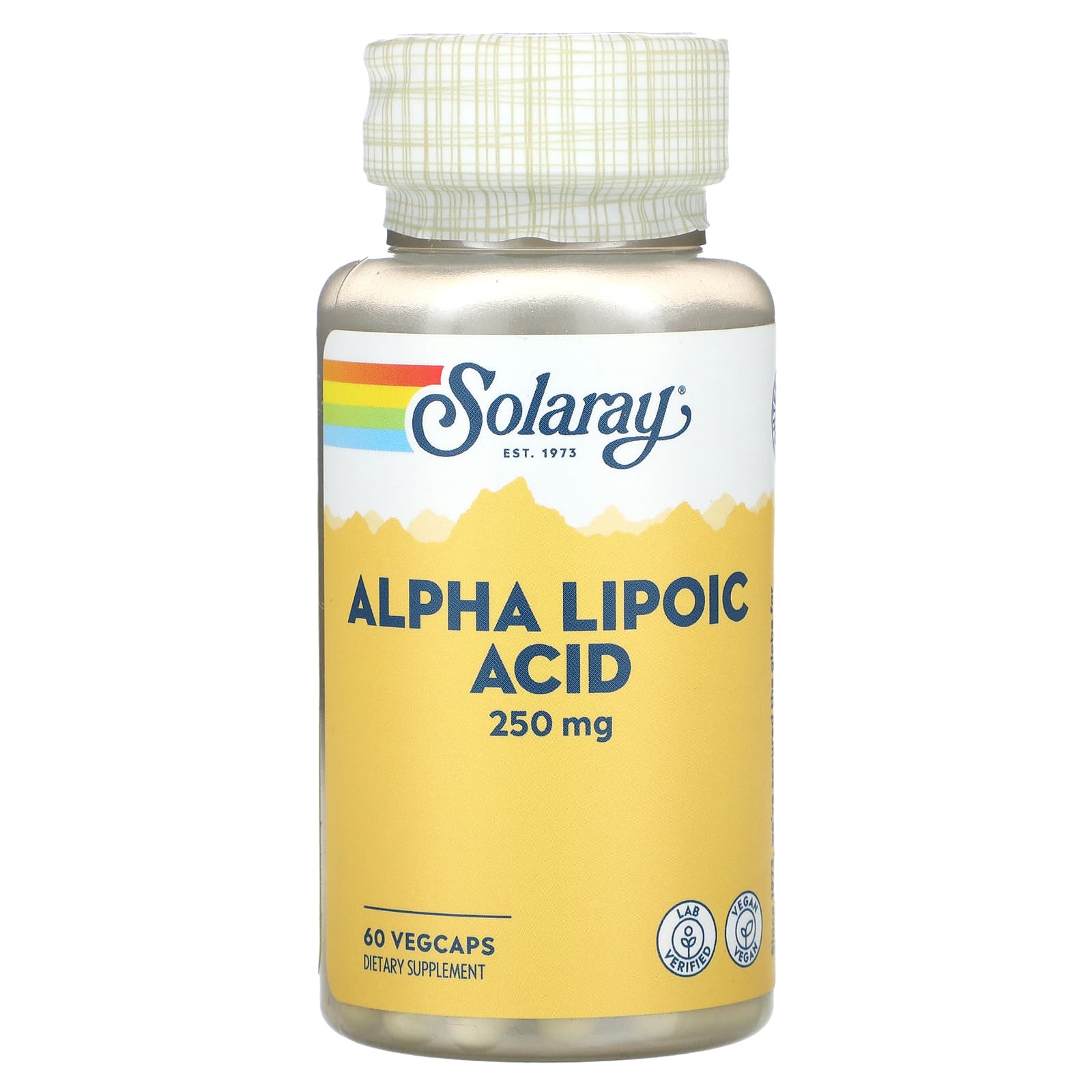 

Solaray, Alpha Lipoic Acid, 250mg, 60 Veggie Capsules