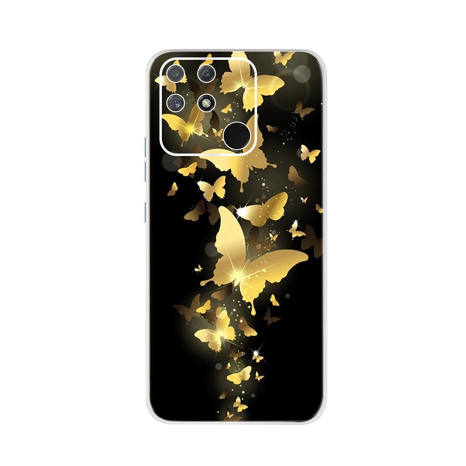 Weiche Silikonhülle Für Raelme Narzo 50A RMX3430 HandyhülleTransparente TPU-Abdeckung Für Realme Narzo50a 50 A 6.5" Rückseiten Hüllen Bumper