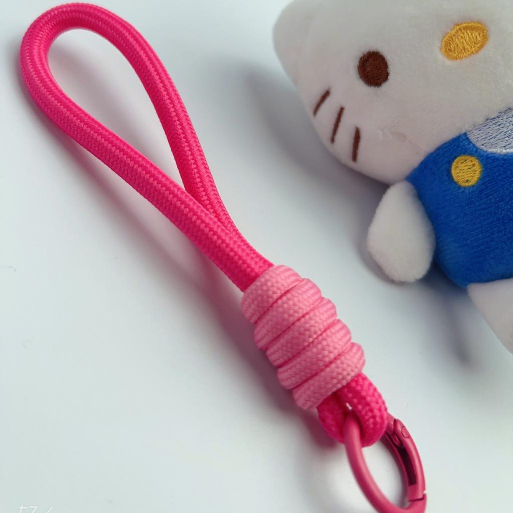 Paracord Keychain Wristlet Bag Charm Braided Strap Key Ring Rope Keychain Lanyard for Car Keys Phone