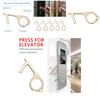 Contactless Safety Door Opener Safety Protection No Touch Alloy Key Opener Tool