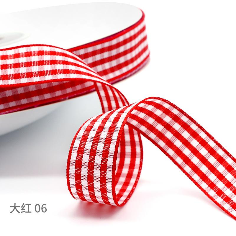 

Специальный яркий пасторальный стиль, бант, упаковочная лента, ручная работа, аксессуары для волос, подарочная коробка с цветами big red * 2.5cm * one roll of 50 yards