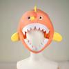 Soft Skin-friendly Plush Anglerfish Hat Open Mouth Fish Cosplay Cap Fish Headwear  Birthday Holiday