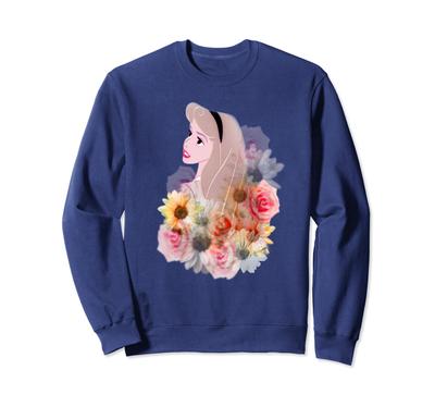 Disney Princess Aurora Sleeping Beauty Floral Sweatshirt
