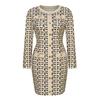 Sexy Slim Fit Elegant Button Dress Autumn Winter Import New Dress