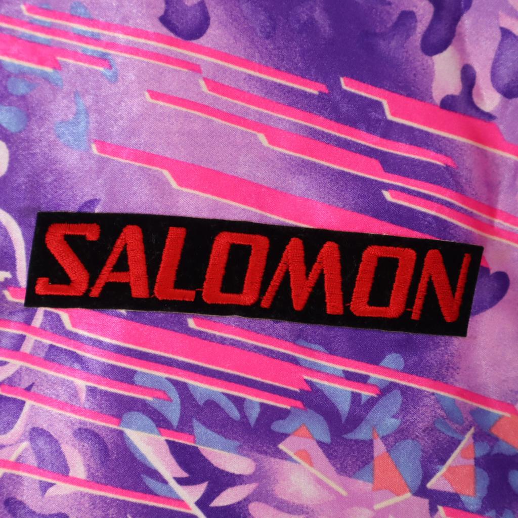 SALOMON made in Japan Overall handle poncho F Purple With storage bag Women Used