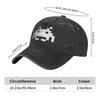 Washed Baseball Cap Space Invaders Summer Trucker  For Unisex Unisex Shooting Video Game Print Kpop Sun Baseball Caps