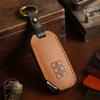 Styling Mouldings Genuine Leather Car Key Case Full Cover Keychain for Kia Ev6 Seltos K5 Sorento Mq4 7 Button
