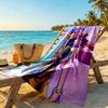 Demon Hunter Beach Towel Quick-Dry Soft Microfiber Comfortable Lightweight Suitable for Swimming, Gym, Camping, Yoga Vacation