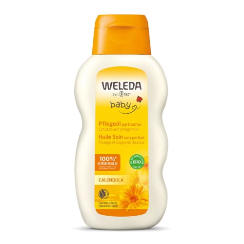 

[Official] WELEDA Calendula Baby Oil, Unscented, 200mL, Body Treatment Oil, Moisturizing Massage, Naturally Derived Ingredients, Organic